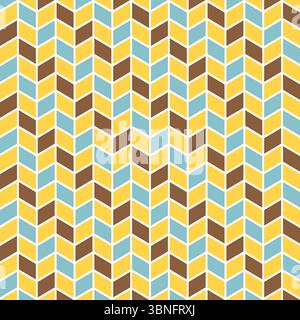 Buntes Chevron-Muster, Pfeilmuster, nahtloser Hintergrund. Moderne Vektorillustration für Hintergrund und Hintergrundbilder. Abstraktes Texturdesign, Stock Vektor