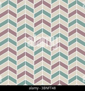Buntes Chevron-Muster, Pfeilmuster, nahtloser Hintergrund. Moderne Vektorillustration für Hintergrund und Hintergrundbilder. Abstraktes Texturdesign, Stock Vektor