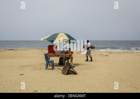 Grand-Bassam Beach, Côte d'Ivoire Stockfoto