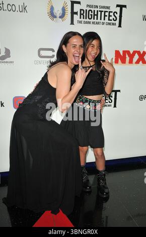 Leanne Best und Jaeden Paige Boadilla beim „Raging Grace“ FrightFest Horrorfilmfestival, Tag 4, Cineworld Leicester Square, Leicester Square, am Sonntag, den 27. August 2023 in London, England, Großbritannien. CAP/CAN ©CAN/Capital Pictures Stockfoto