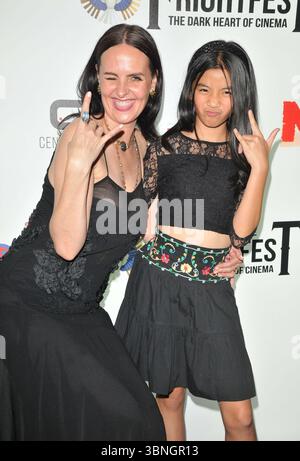 Leanne Best und Jaeden Paige Boadilla beim „Raging Grace“ FrightFest Horrorfilmfestival, Tag 4, Cineworld Leicester Square, Leicester Square, am Sonntag, den 27. August 2023 in London, England, Großbritannien. CAP/CAN ©CAN/Capital Pictures Stockfoto