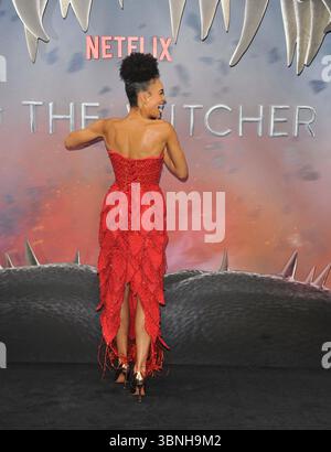 Cassie Clare bei der Premiere der britischen Fernsehserie The Witcher, The Now Building, Outernet, Charing Cross Road, am Mittwoch, den 28. Juni 2023 in London, England, Großbritannien. CAP/CAN ©CAN/Capital Pictures Stockfoto