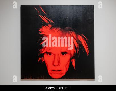 Andy Warhol Bildschirmdruck Für Selbstporträt Stockfoto