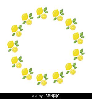 Zitronen-Gestell. Kuscheliges Herbstdesign. Vektorabbildung isoliert auf weißem Hintergrund Stock Vektor