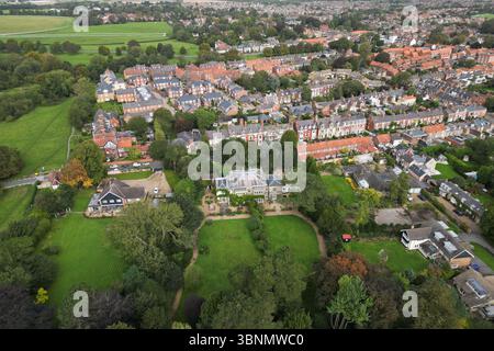 Aus der Vogelperspektive von Beverley, East Riding of yorkshire Stockfoto