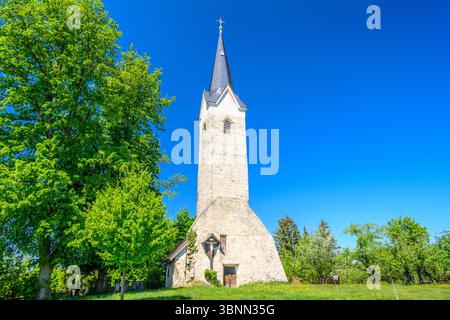 Deutschland, Bayern, Landkreis Ebersberg, Baiern, Landkreis Jakobsbaiern, Jakobskirche Stockfoto