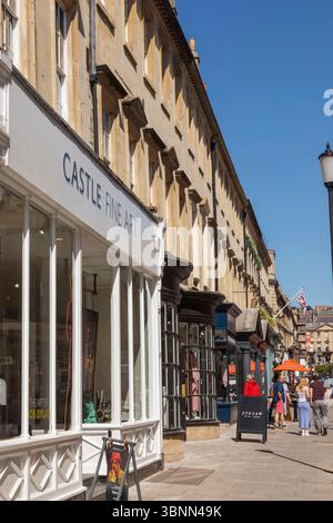 England, Somerset, Bath, Milson Street Stockfoto