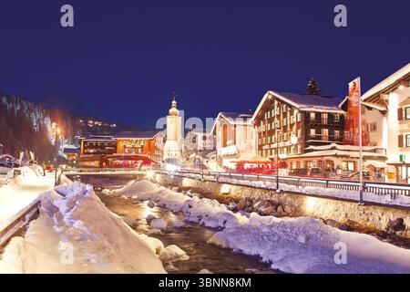 Österreich, Vorarlberg, Lech am Arlberg Stockfoto
