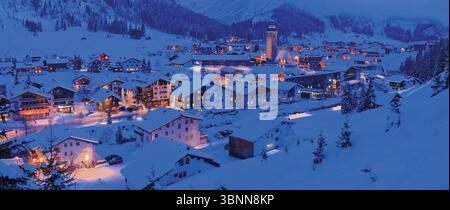 Österreich, Vorarlberg, Lech am Arlberg Stockfoto