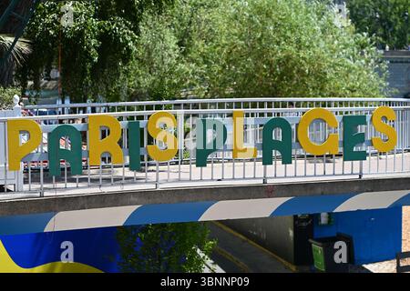 Paris, Frankreich. Juli 2025. Illustrative Fotos von Paris Plage, 3. Juli 2025 - 03/07/2025 - Frankreich/Paris - Julien Mattia/Le Pictorium Credit: LE PICTORIUM/Alamy Live News Stockfoto