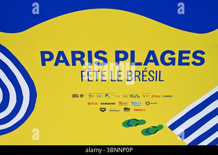 Paris, Frankreich. Juli 2025. Illustrative Fotos von Paris Plage, 3. Juli 2025 - 03/07/2025 - Frankreich/Paris - Julien Mattia/Le Pictorium Credit: LE PICTORIUM/Alamy Live News Stockfoto