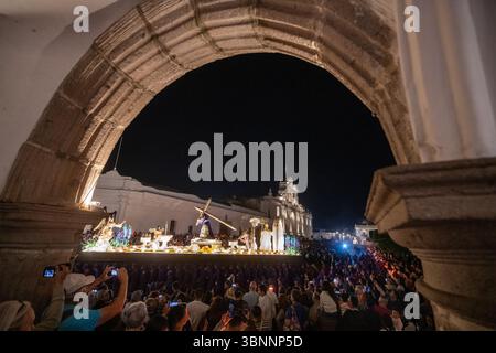 Semana Santa en la Antigua Guatemala Karwoche in Antigua Guatemala Stockfoto