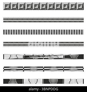Bullseye-Symbol-Grafik. Kreisförmiges Zielmuster. Abbildung konzentrische Ringe. Symbol für Vektorgenauigkeit. Stock Vektor