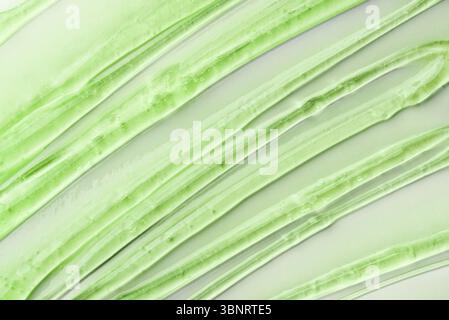 Die Textur des kosmetischen Gels Stockfoto