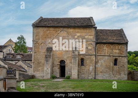 Sächsische Kirche St. Laurence, Bradford on Avon, Somerset, England Stockfoto