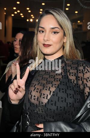 Miraa May bei der LFW s/s 2023 Tammam Catwalk Show zum 15. Jahrestag, 48 Regent Street, Regent Street am Donnerstag, 15. September 2022 in London, England, Großbritannien. CAP/CAN ©CAN/Capital Pictures Stockfoto