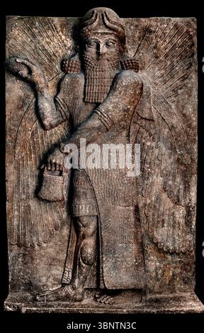 Engineering Segen Neo Assyrian Palast von Sargon II 721-705 v. Chr. Khorsabad altes Dur Sharrukin Assyrien Irak , Louvre, Paris. Stockfoto