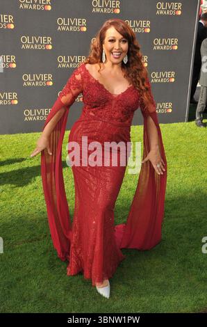 Amy Anzel bei den Olivier Awards 2023, Royal Albert Hall, Kensington Gore, am Sonntag, den 2. April 2023 in London, England, Großbritannien. CAP/CAN ©CAN/Capital Pictures Stockfoto