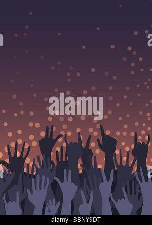 Illustration von Silvesterabend Stockfoto