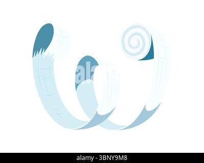 Healthcare Cartoon Schriftart Verband Buchstabe W. Krankenhaus Schriftzeichen, Medizin Cartoon isoliert Vektor Englisch Alphabet Schriftsatz Element. Medizinische Kinder ABC Typ Symbol oder Healthcare Schriftart Buchstabe Stock Vektor