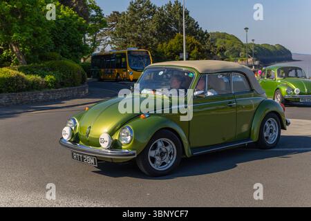 Clevedon Kaffee und Autos Stockfoto