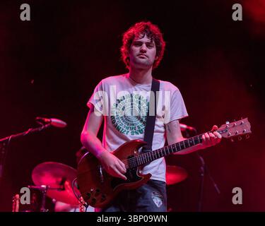 Milwaukee, USA. Juli 2025. MJ Lenderman während des Summerfest Music Festivals am 3. Juli 2025 in Milwaukee, Wisconsin (Foto: Daniel DeSlover/SIPA USA) Credit: SIPA USA/Alamy Live News Stockfoto