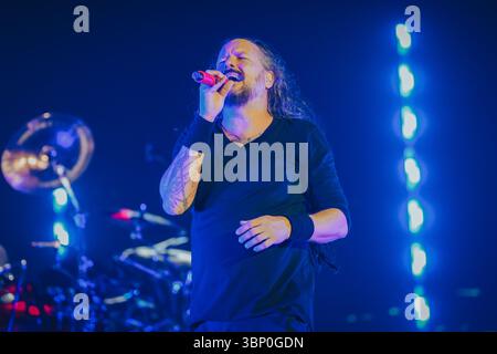 Korn trat 2025 in den Firenze Rocks auf Stockfoto