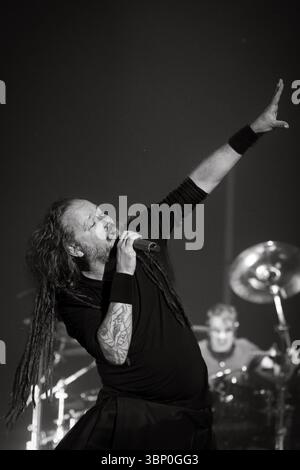 Korn trat 2025 in den Firenze Rocks auf Stockfoto