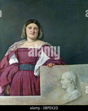Porträt einer Dame ('La Schiavona') 1510-12 Stockfoto