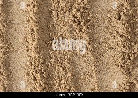 Flachsmahlpulver Makrohintergrund. Gesunde Vegane Superfood Stockfoto