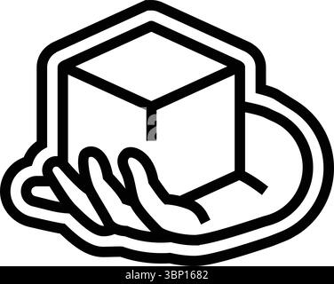 Vektorillustration für tragbare Leitungen Stock Vektor