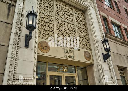 William Howard Taft Center im Zentrum von Cincinnati Ohio USA 2025 Stockfoto