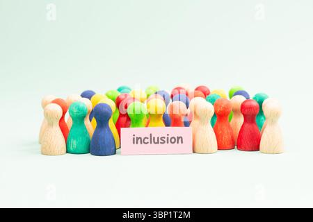 Inklusion, Gleichheit, Diversität Und Hoffnung Konzept, Respekt Einander, Toleranz Und Menschliche Beziehungen, Kinderrechte Stockfoto