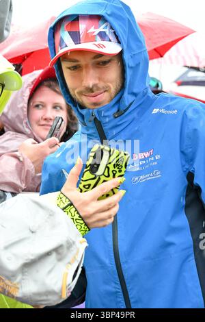 Silverstone, Großbritannien. Juli 2025. Pierre Gasly, Alpine, kommt in die Formel 1, Katar. Juli 2025. Airways Grand Prix von British in Silverstone, Northamptonshire, Großbritannien. Quelle: LFP/Alamy Live News Stockfoto