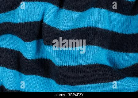 Makrostruktur eines Gewebes, das zu 100 % aus Baumwolle besteht Stockfoto