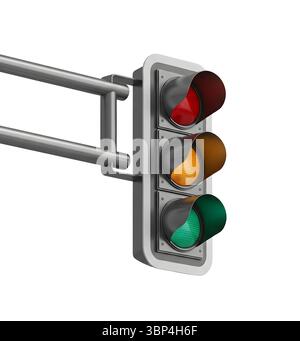 Minimalistisches 3D-Rendering in einem weichen und flüssigen Renderer Stockfoto