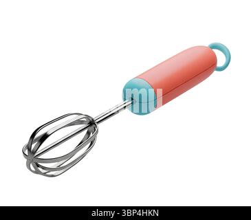 Minimalistisches 3D-Rendering in einem weichen und flüssigen Renderer Stockfoto