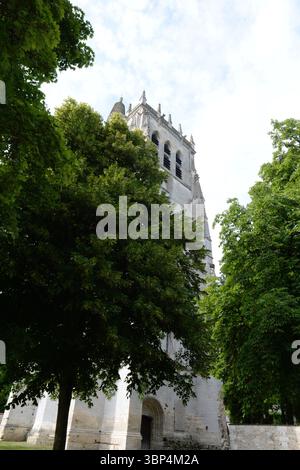 Abbaye du Bec-Hellouin Stockfoto