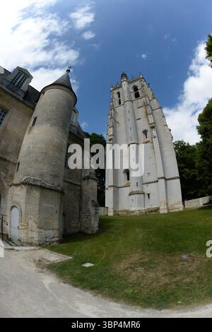 Abbaye du Bec-Hellouin Stockfoto