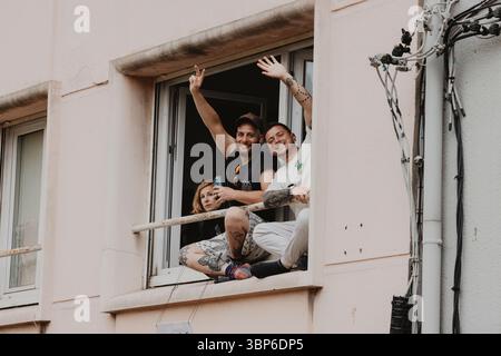 2025 Tour de France Bildnachweis: PelotonPix / Dave Dodge Photography Stockfoto
