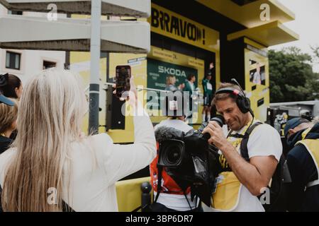 2025 Tour de France Bildnachweis: PelotonPix / Dave Dodge Photography Stockfoto