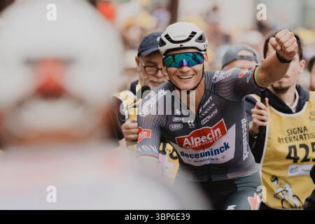 2025 Tour de France Bildnachweis: PelotonPix / Dave Dodge Photography Stockfoto