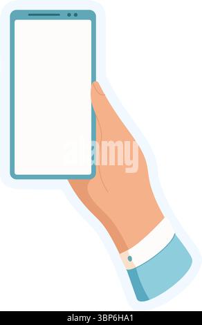 Aufkleber Für Handgriffe Des Telefons Stock Vektor