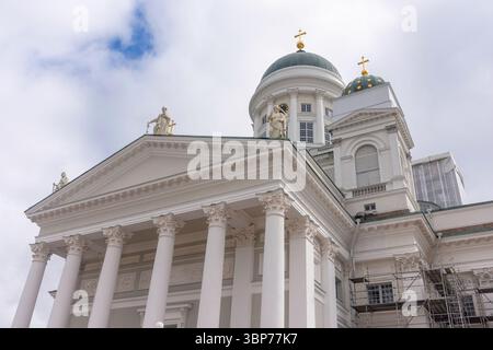 Lutherische Kathedrale Helsinki, Senatsplatz, Kruununhaka, Stadt Helsinki, Region Uusimaa (Nyland), Republik Finnland Stockfoto