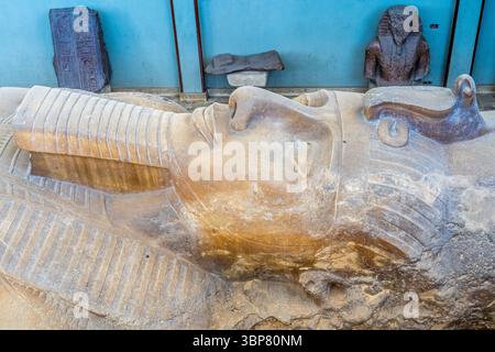Koloss von Ramses II. In Memphis Stockfoto