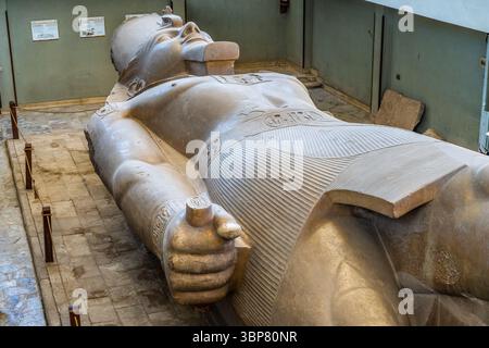 Koloss von Ramses II. In Memphis Stockfoto
