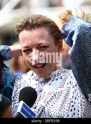 Sara Cox im Glorious Goodwood - 28. Juli 2011 Stockfoto