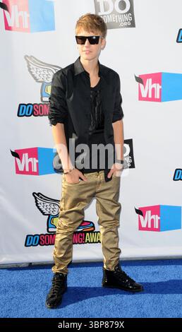 Justin Bieber bei den VH1 Do Something Awards 2011 im Hollywood Palladium in Los Angeles am 14. August 2011 Stockfoto