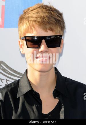 Justin Bieber bei den VH1 Do Something Awards 2011 im Hollywood Palladium in Los Angeles am 14. August 2011 Stockfoto