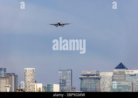 London City Airport - LCY - England, Großbritannien Stockfoto